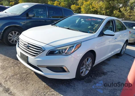2016 Hyundai Sonata z USA, uszkodzony, nr VIN 5NPE24AFXGH418525
